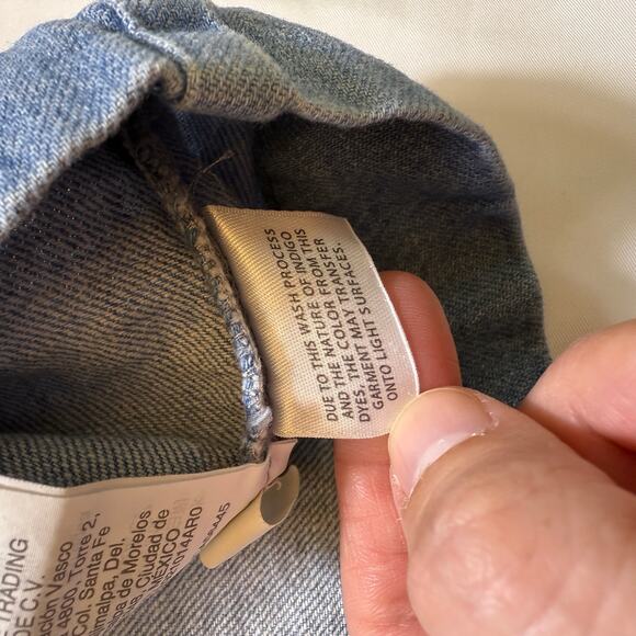 Madewell Blue Denim Popover Swing Dress Newsom Wash Linen Cotton Blend Sz Small - Picture 8 of 10